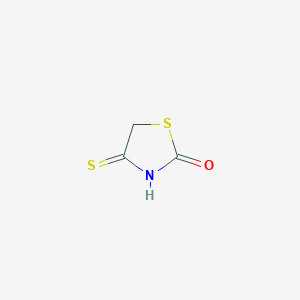 molecular formula C3H3NOS2 B1227207 4-Thioxo-1,3-thiazolidin-2-one CAS No. 4303-29-1
