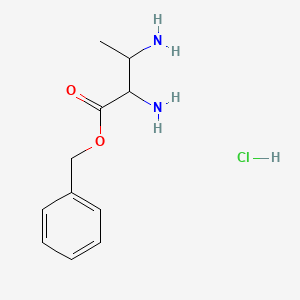 molecular formula C11H17ClN2O2 B12272074 1-N-CBZ-propane-1,2-diamine-HCl 