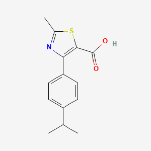 4-(4-Isopropylphenyl)-2-methylthiazole-5-carboxylic acid