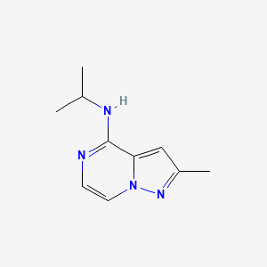 2-methyl-N-(propan-2-yl)pyrazolo[1,5-a]pyrazin-4-amine