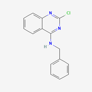 molecular formula C15H12ClN3 B1227210 N-benzyl-2-chloroquinazolin-4-amine CAS No. 157864-32-9