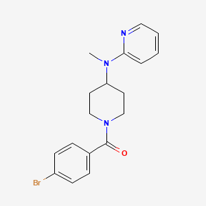 N-[1-(4-bromobenzoyl)piperidin-4-yl]-N-methylpyridin-2-amine