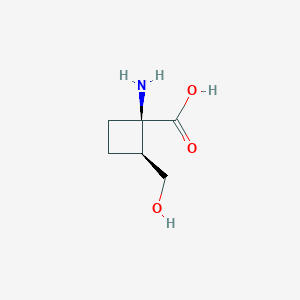 (1R,2S)-1-Amino-2-(hydroxymethyl)cyclobutanecarboxylic acid