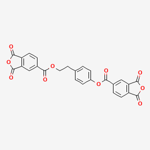 2-[4-(1,3-Dioxo-1,3-dihydro-2-benzofuran-5-carbonyloxy)phenyl]ethyl 1,3-dioxo-1,3-dihydro-2-benzofuran-5-carboxylate