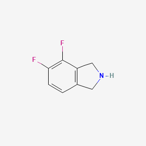 4,5-difluoro-2,3-dihydro-1H-isoindole