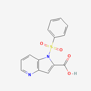 1-(benzenesulfonyl)-1H-pyrrolo[3,2-b]pyridine-2-carboxylic acid