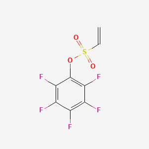 molecular formula C8H3F5O3S B1227230 Perfluorophenyl ethenesulfonate CAS No. 452905-58-7