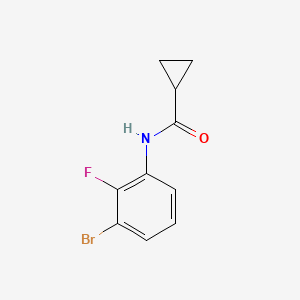 N-(3-bromo-2-fluorophenyl)cyclopropanecarboxamide