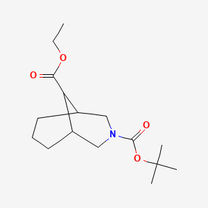 O3-tert-butyl O9-ethyl 3-azabicyclo[3.3.1]nonane-3,9-dicarboxylate