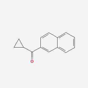 molecular formula C14H12O B12272409 Cyclopropyl(naphthalen-2-yl)methanone 