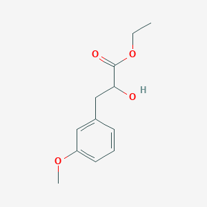 molecular formula C12H16O4 B12272418 (R)-2-Hydroxy-3-(3-methoxy-phenyl)-propionicacidethylester 