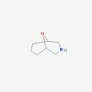 molecular formula C7H13NO B12272486 9-Oxa-3-azabicyclo[3.3.1]nonane 