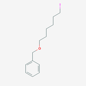 molecular formula C13H19IO B12272491 Benzene, [[(6-iodohexyl)oxy]methyl]- CAS No. 97510-97-9