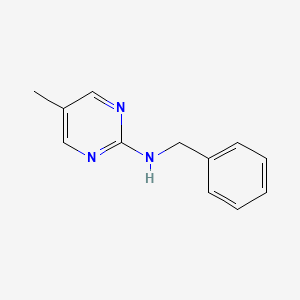 2-Pyrimidinamine, 5-methyl-N-(phenylmethyl)-