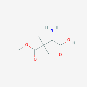 2-Amino-4-methoxy-3,3-dimethyl-4-oxobutanoic acid