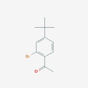 B122726 1-(4-Tert-butyl-2-bromophenyl)ethanone CAS No. 147438-85-5