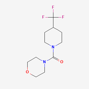 4-[4-(Trifluoromethyl)piperidine-1-carbonyl]morpholine