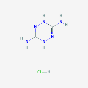 molecular formula C2H7ClN6 B122727 1,4-Dihydro-1,2,4,5-tetrazine-3,6-diamine;hydrochloride CAS No. 133488-87-6