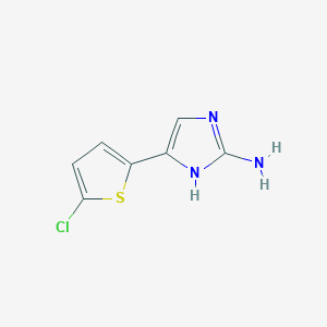 4-(5-Chloro-thiophen-2-yl)-1H-imidazol-2-ylamine