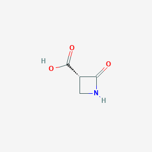 molecular formula C4H5NO3 B12272723 (3S)-2-oxoazetidine-3-carboxylic acid 