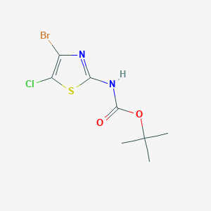 tert-Butyl (4-bromo-5-chlorothiazol-2-yl)carbamate