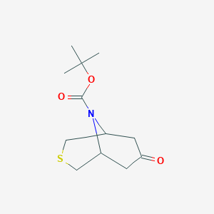 Tert-butyl 7-oxo-3-thia-9-azabicyclo[3.3.1]nonane-9-carboxylate