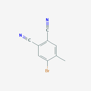 molecular formula C9H5BrN2 B12272837 4-Bromo-5-methylphthalonitrile 