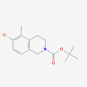 tert-butyl 6-bromo-5-methyl-3,4-dihydroisoquinoline-2(1H)-carboxylate