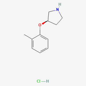 (r)-3-(2-Methylphenoxy)pyrrolidine hcl