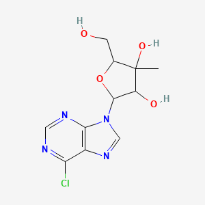 6-Chloro-9-(3-C-methyl-beta-D-ribofuranosyl)-9H-purine