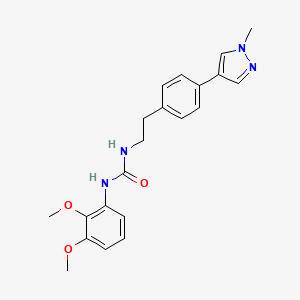 3-(2,3-dimethoxyphenyl)-1-{2-[4-(1-methyl-1H-pyrazol-4-yl)phenyl]ethyl}urea