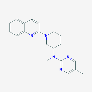 N,5-dimethyl-N-[1-(quinolin-2-yl)piperidin-3-yl]pyrimidin-2-amine