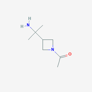 1-[3-(2-Aminopropan-2-yl)azetidin-1-yl]ethan-1-one