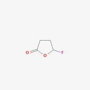 molecular formula C4H5FO2 B12273148 2(3H)-Furanone, 5-fluorodihydro- CAS No. 2343-90-0