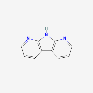 molecular formula C10H7N3 B12273163 6,8,10-triazatricyclo[7.4.0.02,7]trideca-1(9),2(7),3,5,10,12-hexaene 