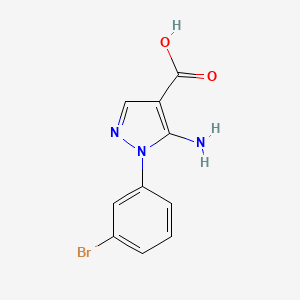 5-Amino-1-(3-bromophenyl)-1h-pyrazole-4-carboxylic acid