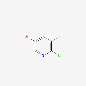 molecular formula C5H2BrClFN B1227324 5-溴-2-氯-3-氟吡啶 CAS No. 831203-13-5