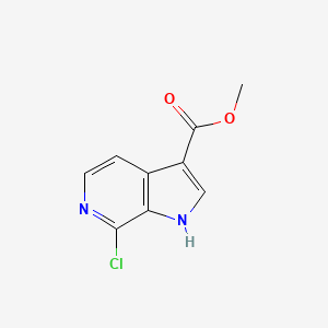 methyl 7-chloro-1H-pyrrolo[2,3-c]pyridine-3-carboxylate