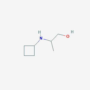 molecular formula C7H15NO B12273262 2-(Cyclobutylamino)propan-1-ol 