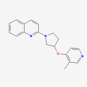 2-{3-[(3-Methylpyridin-4-yl)oxy]pyrrolidin-1-yl}quinoline