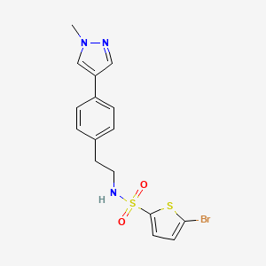 5-bromo-N-{2-[4-(1-methyl-1H-pyrazol-4-yl)phenyl]ethyl}thiophene-2-sulfonamide