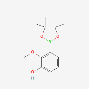 2-Methoxy-3-(4,4,5,5-tetramethyl-1,3,2-dioxaborolan-2-YL)phenol