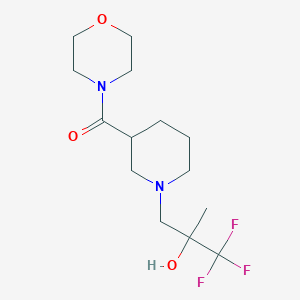 Morpholino[1-(3,3,3-trifluoro-2-hydroxy-2-methylpropyl)-3-piperidyl]methanone