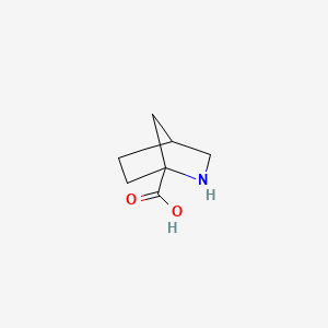 molecular formula C7H11NO2 B12273376 2-Azabicyclo[2.2.1]heptane-1-carboxylic acid 