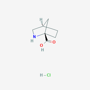 (1S,4R)-2-azabicyclo[2.2.1]heptane-1-carboxylic acid hydrochloride