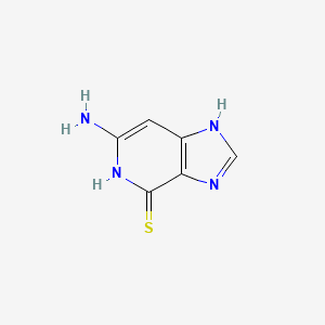 molecular formula C6H6N4S B1227347 6-Thio-3-deazaguanine CAS No. 52605-85-3