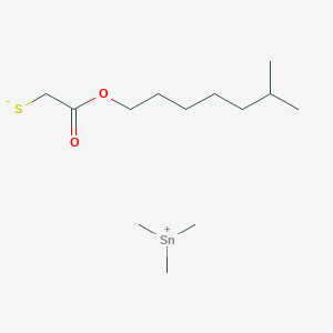 molecular formula C13H28O2SSn B12273609 Acetic acid,[(trimethylstannyl)thio]-, isooctyl ester (9CI) 