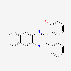 molecular formula C25H18N2O B1227361 3-(2-Methoxyphenyl)-2-phenylbenzo[g]quinoxaline 