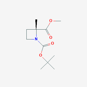 1-tert-butyl 2-methyl (2R)-2-methylazetidine-1,2-dicarboxylate