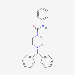4-(9H-fluoren-9-yl)-N-phenyl-1-piperazinecarboxamide
